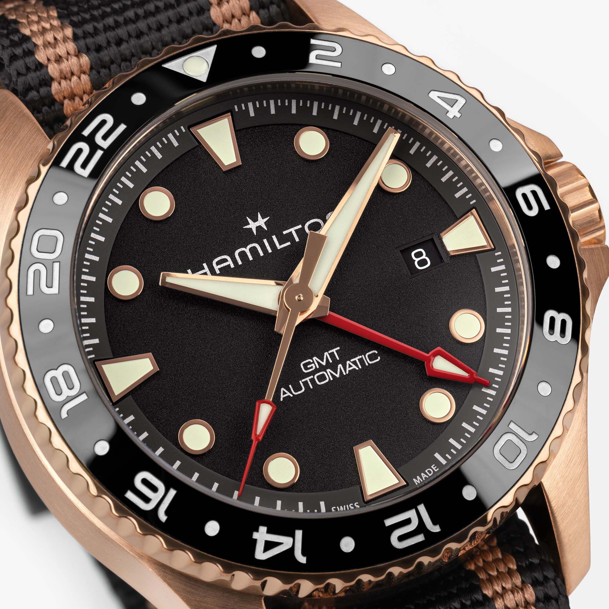 Hamilton Khaki Navy Scuba Automatic GMT 43 mm Bronze and Titanium